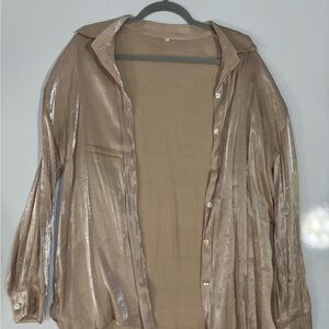 Elegant Tan Women's Jacket